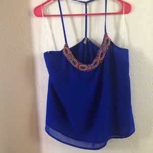 Royal Blue Top